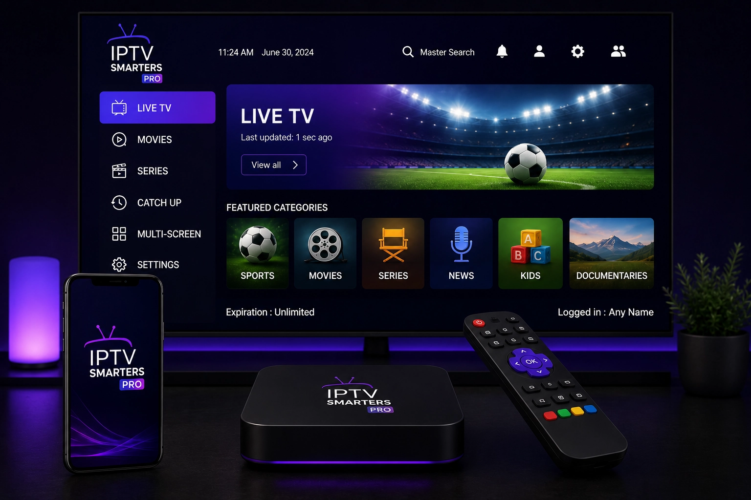 IPTV Smarters Pro – Installation und Ersteinrichtung IPTV Smarters Pro Installation und Login-Setup auf Fire TV Stick